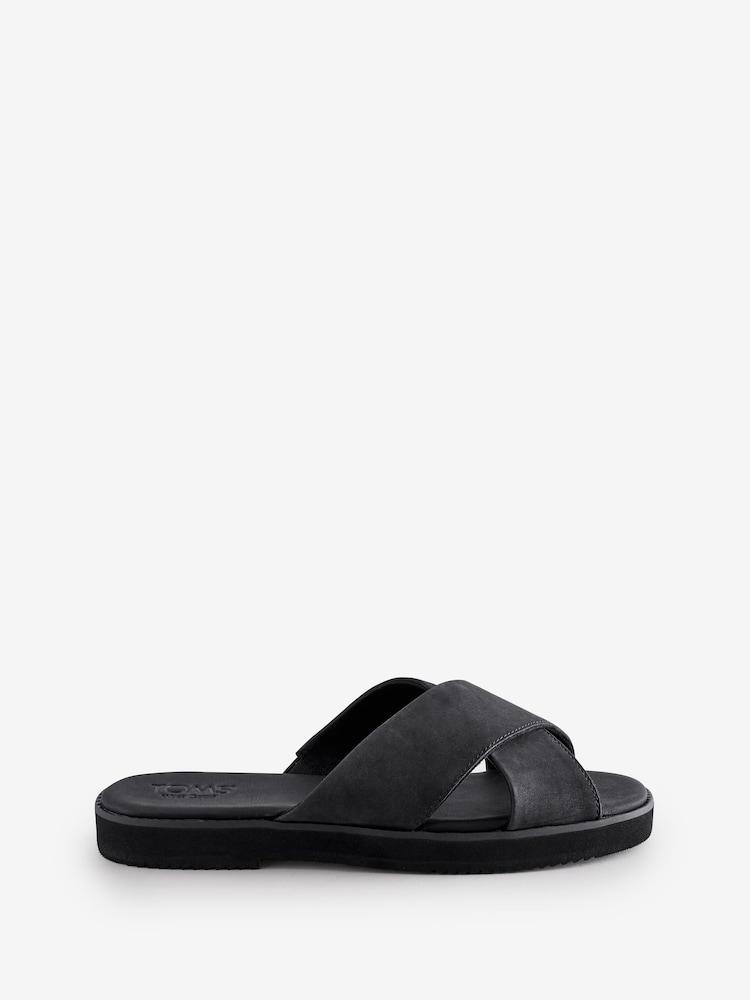 TOMS Mae Crossover Raffia Sandals - Image 1 of 7