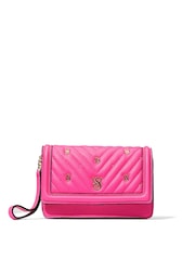 Victoria's Secret Hot Pink Clutch Bag - Image 1 of 4