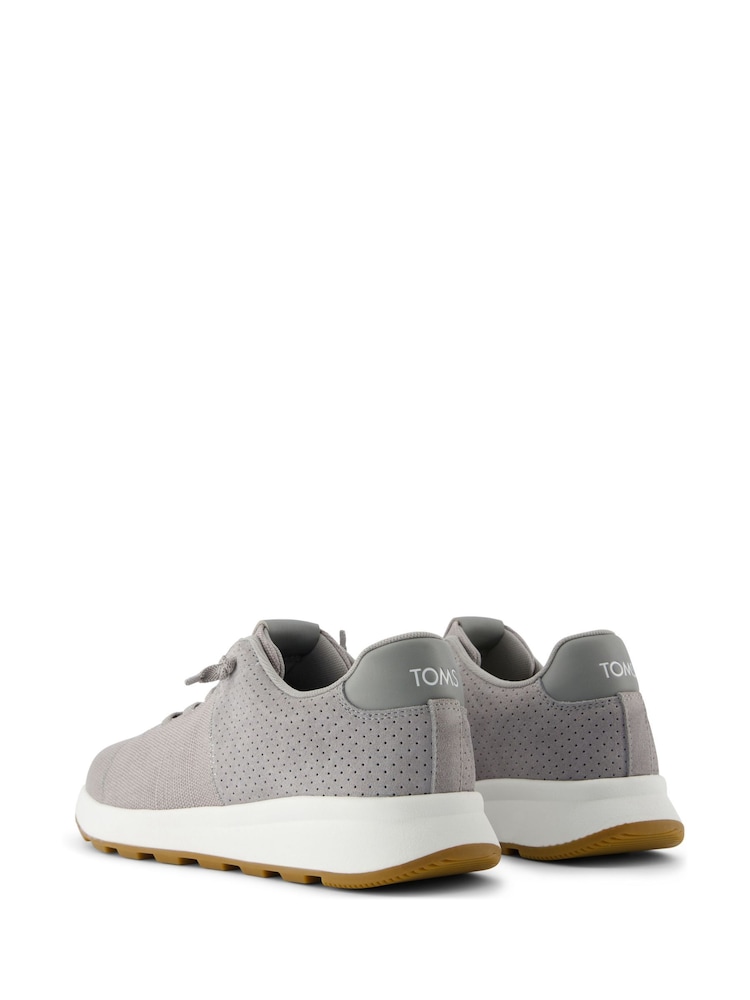 Toms Grey Cabrillo Canvas Travel Lite Trainers - Image 3 of 5