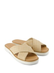 TOMS Mae Crossover Raffia Sandals - Image 2 of 5