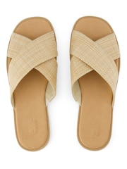 TOMS Mae Crossover Raffia Sandals - Image 4 of 5