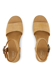 TOMS Diana Wedge Canvas Sandals - Image 6 of 8