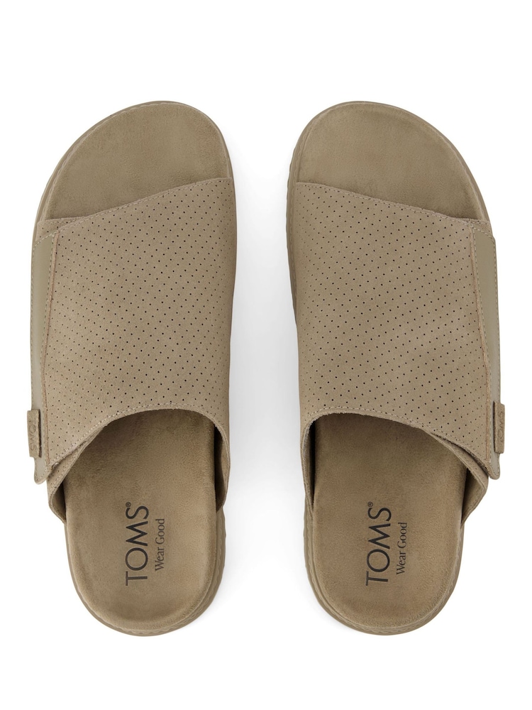 TOMS Natural Danilo Sandals in Back Suede - Image 6 of 6