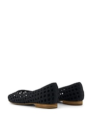 Черный - TOMS Briella Basket Weave Ballet Shoes - Image 2 of 5