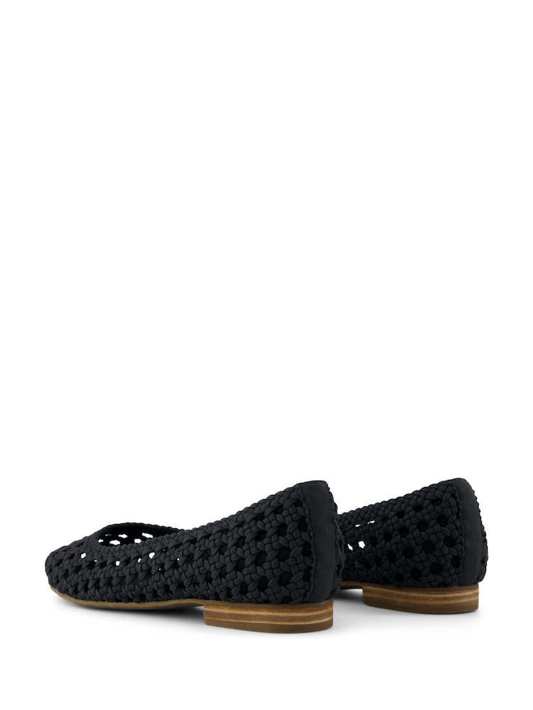 Черный - TOMS Briella Basket Weave Ballet Shoes - Image 2 of 5