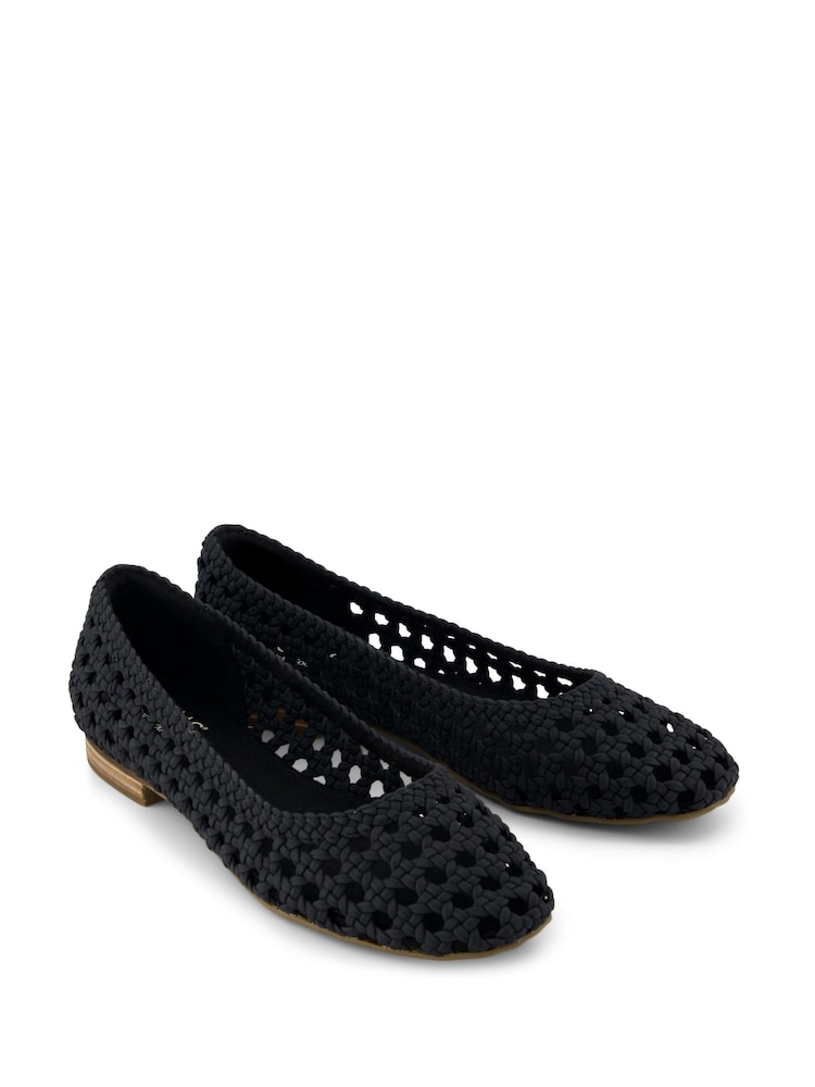 TOMS Briella Basket Weave Ballet Shoes - Image 4 of 5