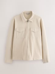 Neutral/Grey Cotton Blend Jersey Shackets 2 Pack - Image 2 of 6