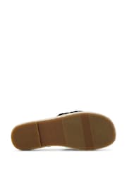TOMS Abby Slide in Beachside Woven Black Sandals - Image 3 of 5