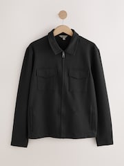 Black Co-ord Jersey Shacket & Trousers 2 Pack Set - Image 12 of 18
