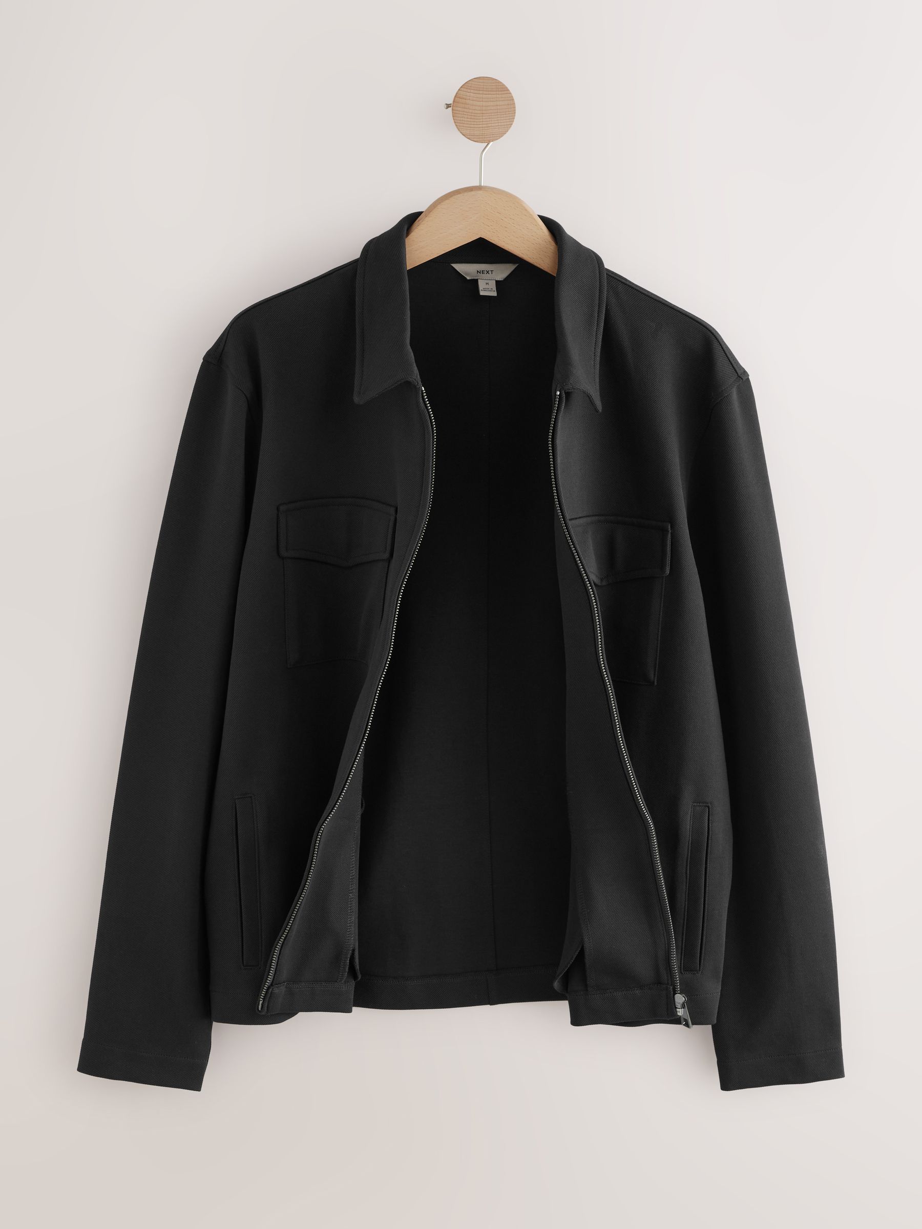 Buy Black Co-ord Jersey Jacket & Trousers 2 Pack Set from the Next