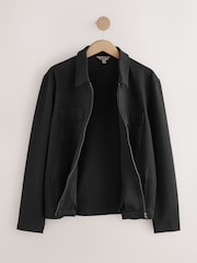 Black Co-ord Jersey Shacket & Trousers 2 Pack Set - Image 13 of 18