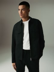 Black Co-ord Jersey Shacket & Trousers 2 Pack Set - Image 7 of 18