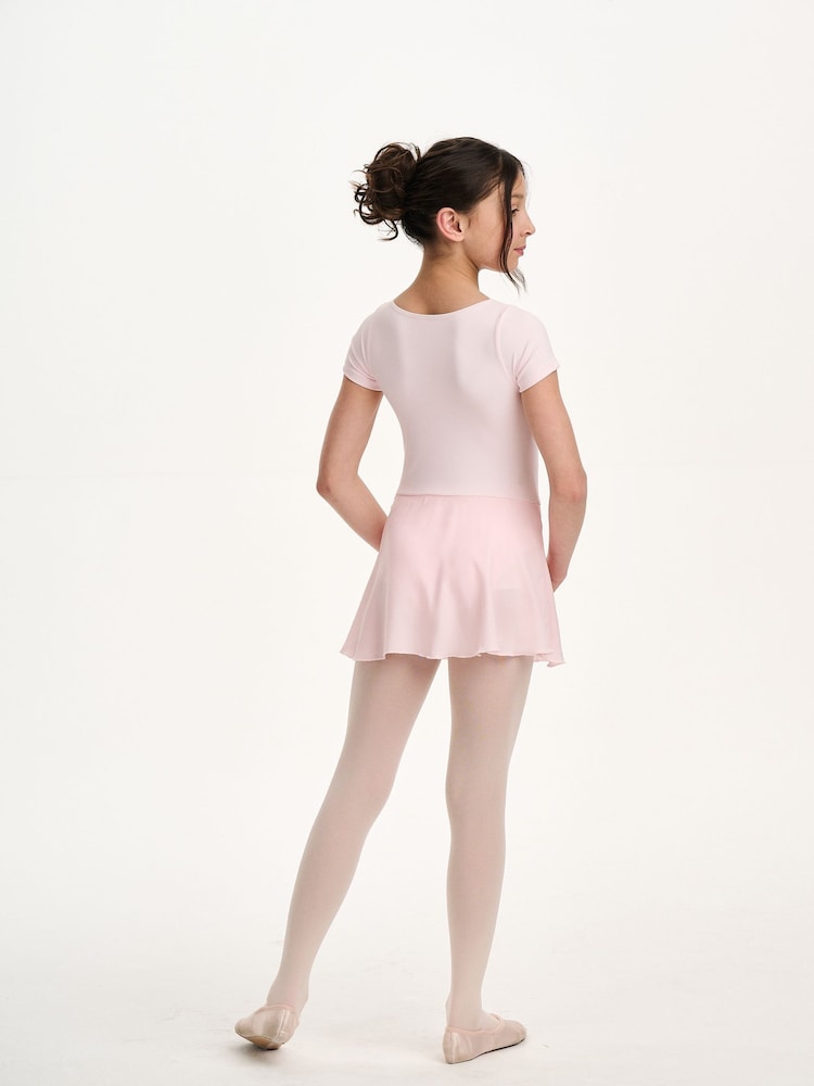 Danskin Pink Tendu Leotard With Skirt - Image 2 of 7