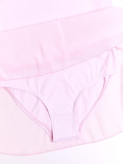 Danskin Pink Tendu Leotard With Skirt - Image 7 of 7