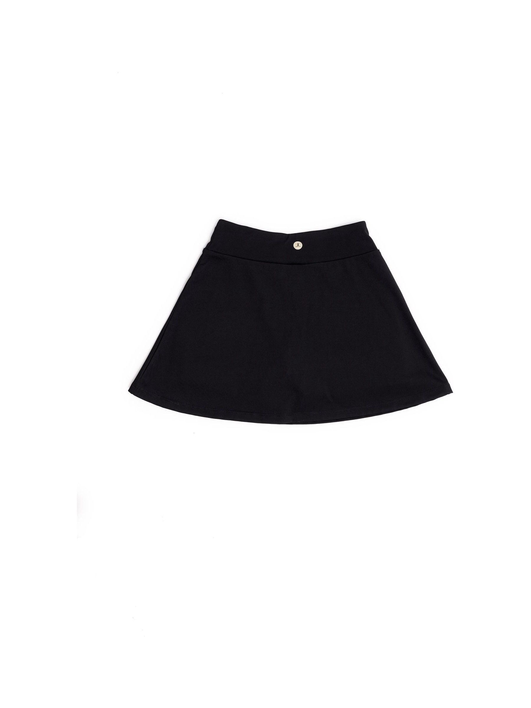 Buy Danskin Cross Front Tennis Black Skirt With Built In Shorts