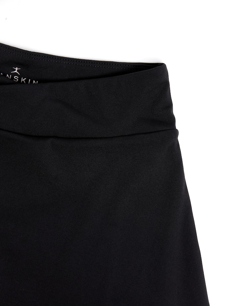 Danskin Cross Front Tennis Black Skirt With Built In Shorts - Image 5 of 5