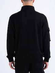 Luke 1977 Davao Quarter Zip Black Sweatshirt - Image 2 of 6
