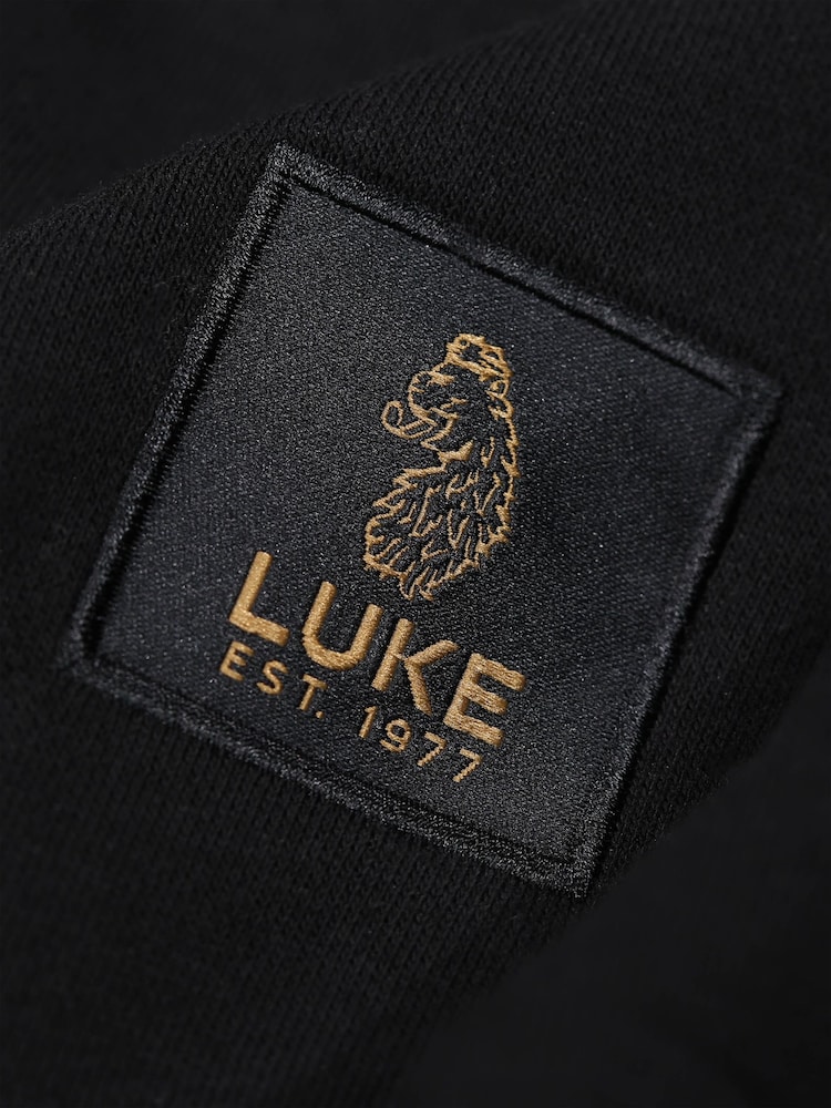 Luke 1977 Davao Quarter Zip Black Sweatshirt - Image 6 of 6