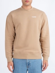 Luke 1977 Exceptional Relaxed Fit Biscuit Sweatshirt - Image 1 of 7