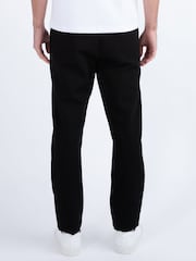 Luke 1977 Evron Uncuffed Black Joggers - Image 1 of 8