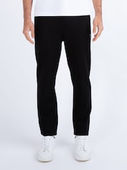 Luke 1977 Evron Uncuffed Black Joggers - Image 2 of 8