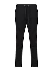 Luke 1977 Evron Uncuffed Black Joggers - Image 4 of 8