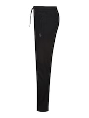 Luke 1977 Evron Uncuffed Black Joggers - Image 6 of 8