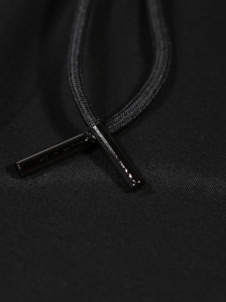Luke 1977 Evron Uncuffed Black Joggers - Image 8 of 8
