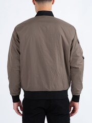 Luke 1977 Grey Suzhou Mushroom Reversible Bomber Jacket - Image 2 of 9