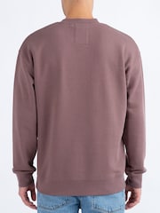 Luke 1977 Relaxed Fit Purple Exceptional Dark Mauve Sweatshirt - Image 2 of 7