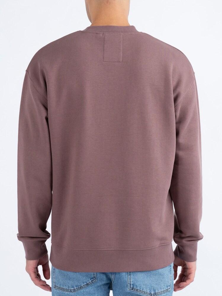 Luke 1977 Relaxed Fit Purple Exceptional Dark Mauve Sweatshirt - Image 2 of 7