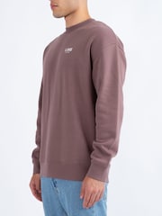 Luke 1977 Relaxed Fit Purple Exceptional Dark Mauve Sweatshirt - Image 3 of 7