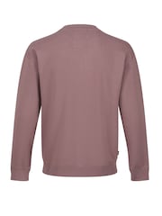 Luke 1977 Relaxed Fit Purple Exceptional Dark Mauve Sweatshirt - Image 5 of 7
