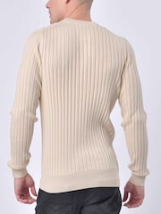 Luke 1977 Spare Rib Knitwear 100% Cotton Jumper - Image 2 of 6