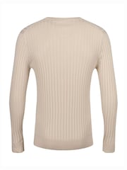Luke 1977 Spare Rib Knitwear 100% Cotton Jumper - Image 5 of 6