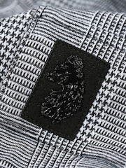 Luke 1977 Grey Tyne Check Zip Shirt - Image 6 of 7