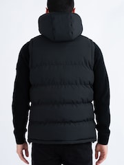 Luke 1977 Vienna Quilted Black Gilet - Image 2 of 7