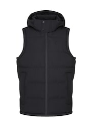 Luke 1977 Vienna Quilted Black Gilet - Image 4 of 7