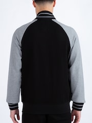 Luke 1977 Malone Zip Through Black Sweat Top - Image 2 of 7