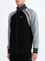 Luke 1977 Malone Zip Through Black Sweat Top - Image 3 of 7