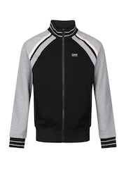 Luke 1977 Malone Zip Through Black Sweat Top - Image 4 of 7