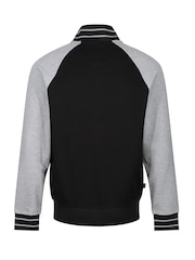 Luke 1977 Malone Zip Through Black Sweat Top - Image 5 of 7
