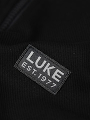 Luke 1977 Malone Zip Through Black Sweat Top - Image 7 of 7