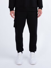 Luke 1977 Jakata Black Joggers - Image 1 of 6