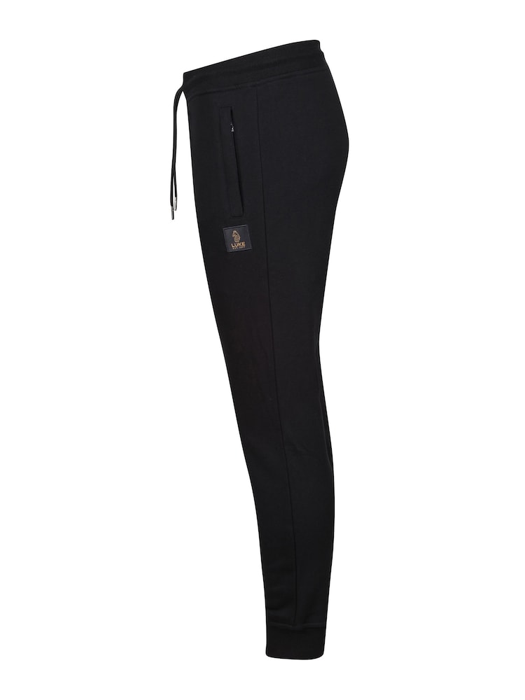 Luke 1977 Jakata Black Joggers - Image 6 of 6
