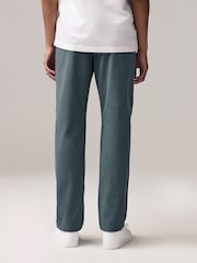 Gris bleu - Slim Fit (Slim Fit) - Pantalon extensible à élastiques latéraux chino - Image 5 of 9