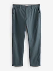 Gris bleu - Slim Fit (Slim Fit) - Pantalon extensible à élastiques latéraux chino - Image 6 of 9