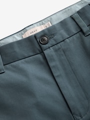 Gris bleu - Slim Fit (Slim Fit) - Pantalon extensible à élastiques latéraux chino - Image 8 of 9