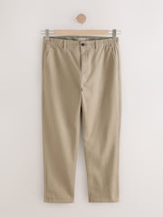 Stone Straight Fit Side Elasticated Stretch Chino Trousers - Image 6 of 9