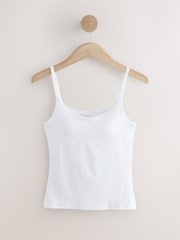 White Hidden Support Cami Top - Image 1 of 3